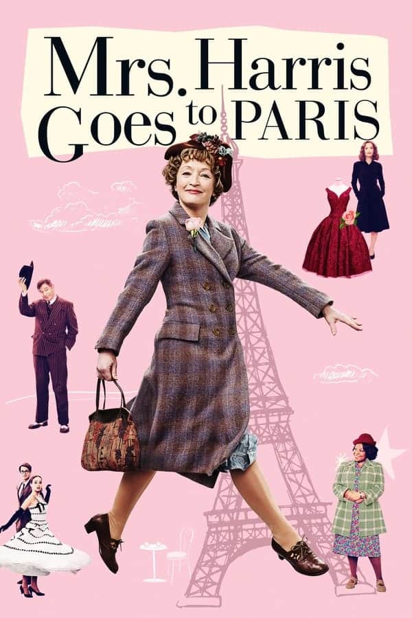Poster for movie Mrs Harris Goes to Paris Poster for movie Mrs Harris Goes to Paris